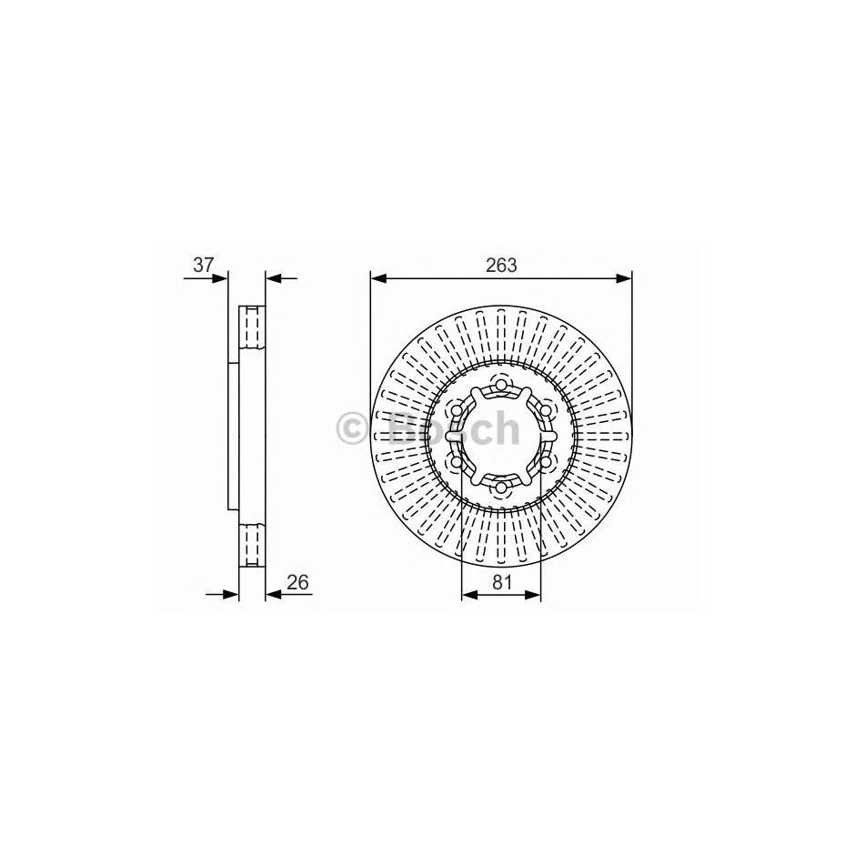 BOSCH DISQUES FREINS BOSCH 0 986 479 T24