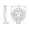 BOSCH DISQUES FREINS BOSCH 0 986 479 T25