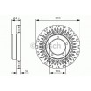 BOSCH DISQUES FREINS BOSCH 0 986 479 T27
