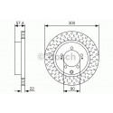 BOSCH DISQUES FREINS BOSCH 0 986 479 T33