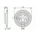 BOSCH DISQUES FREINS BOSCH 0 986 479 T34