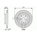 BOSCH DISQUES FREINS BOSCH 0 986 479 T35