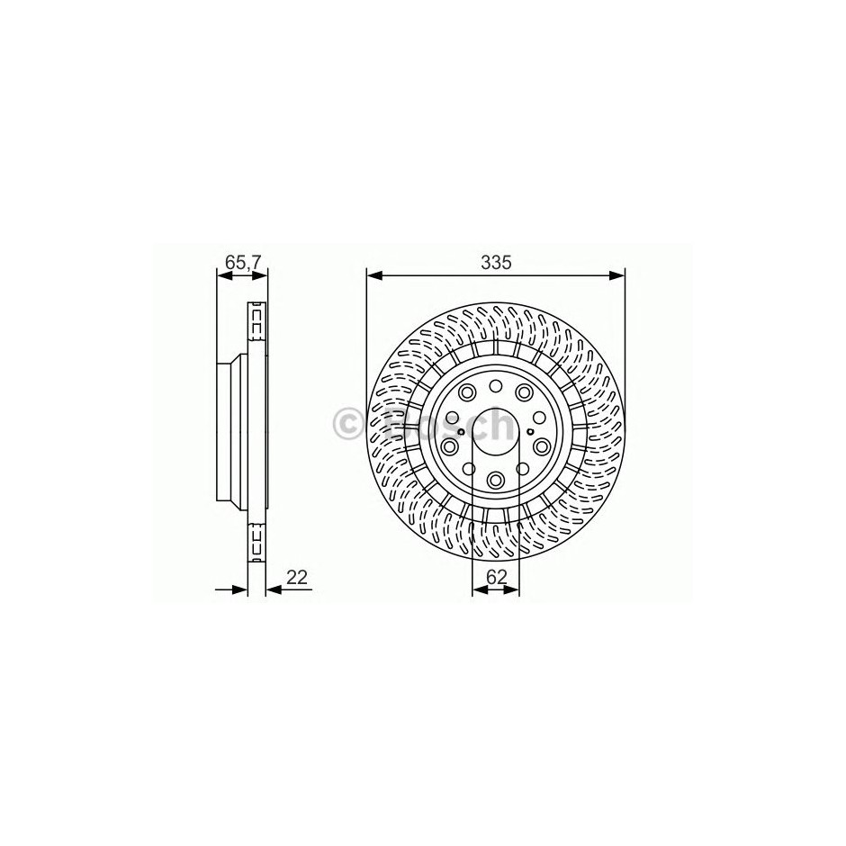 BOSCH DISQUES FREINS BOSCH 0 986 479 T35