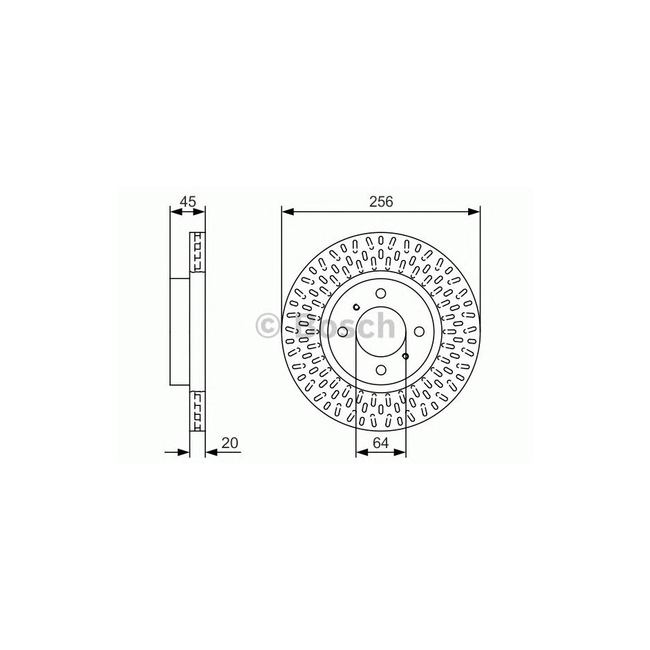 BOSCH DISQUES FREINS BOSCH 0 986 479 T39