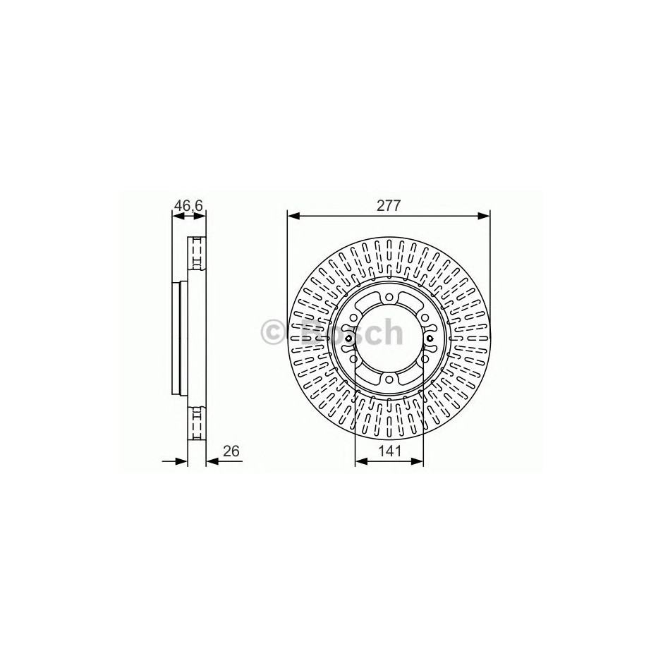 BOSCH DISQUES FREINS BOSCH 0 986 479 T41