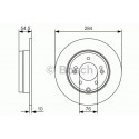 BOSCH DISQUES FREINS BOSCH 0 986 479 T49