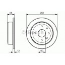 BOSCH DISQUES FREINS BOSCH 0 986 479 T52