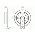 BOSCH DISQUES FREINS BOSCH 0 986 479 T52