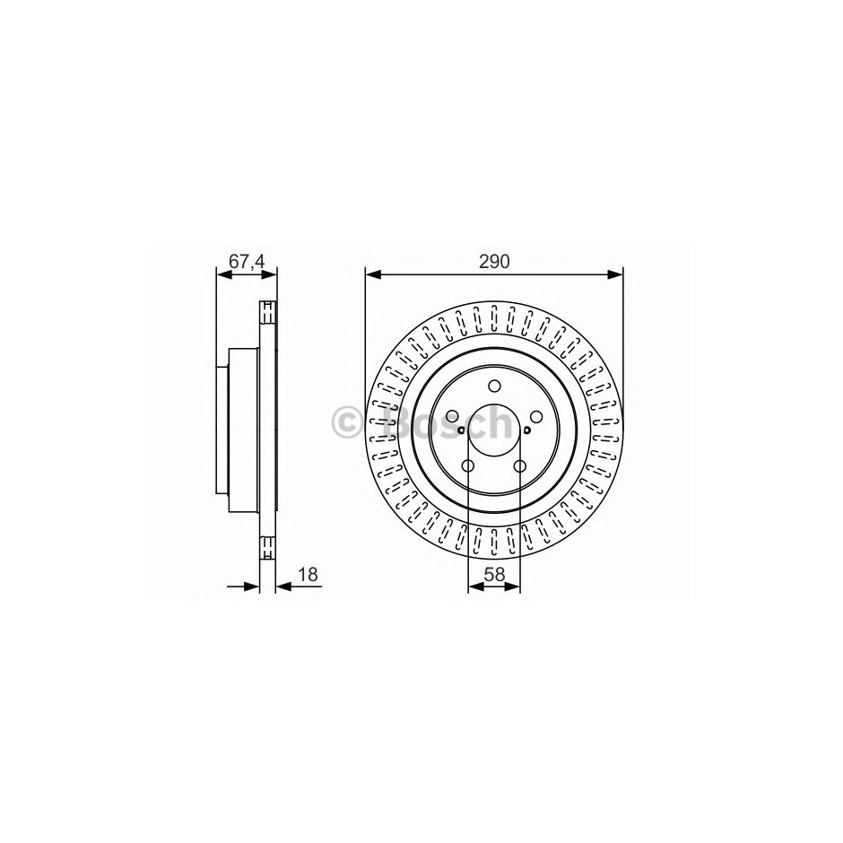 BOSCH DISQUES FREINS BOSCH 0 986 479 T56