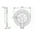 BOSCH DISQUES FREINS BOSCH 0 986 479 T57