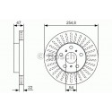 BOSCH DISQUES FREINS BOSCH 0 986 479 T65