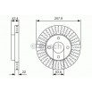 BOSCH DISQUES FREINS BOSCH 0 986 479 T66