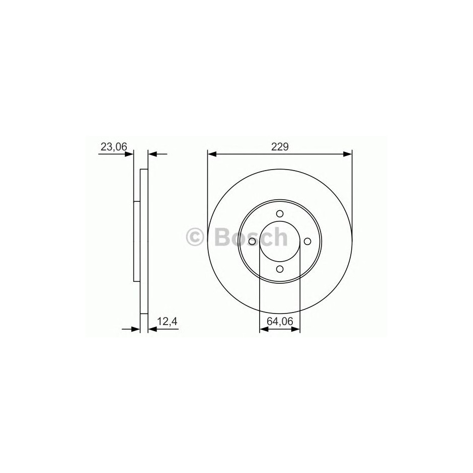 BOSCH DISQUES FREINS BOSCH 0 986 479 T67