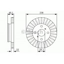 BOSCH DISQUES FREINS BOSCH 0 986 479 T71
