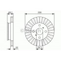 BOSCH DISQUES FREINS BOSCH 0 986 479 T71
