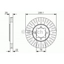 DISQUE DE FREIN BOSCH 0 986 479 T73