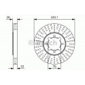 DISQUE DE FREIN BOSCH 0 986 479 T73