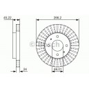 BOSCH DISQUES FREINS BOSCH 0 986 479 T75