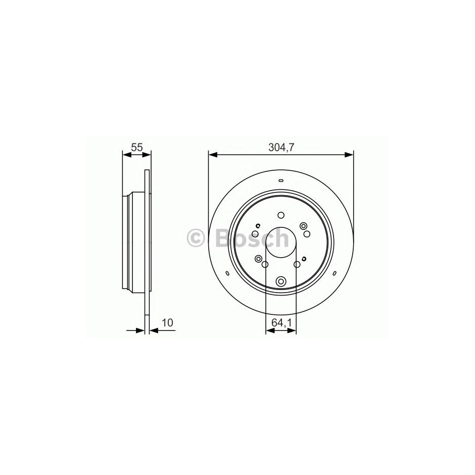 BOSCH DISQUES FREINS BOSCH 0 986 479 T85