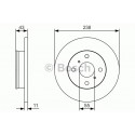 BOSCH DISQUES FREINS BOSCH 0 986 479 T87