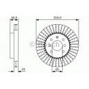 BOSCH DISQUES FREINS BOSCH 0 986 479 T89