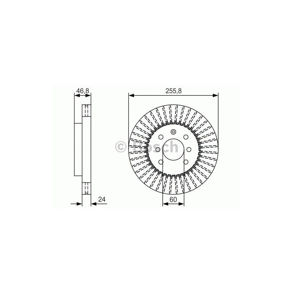 BOSCH DISQUES FREINS BOSCH 0 986 479 T89