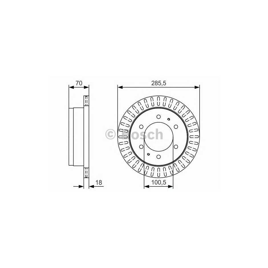 BOSCH DISQUES FREINS BOSCH 0 986 479 T91