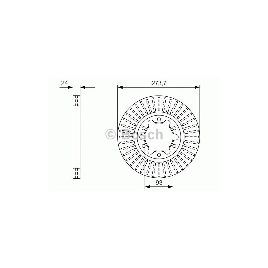BOSCH DISQUES FREINS BOSCH 0 986 479 T95