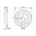 BOSCH DISQUES FREINS BOSCH 0 986 479 T98
