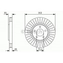 BOSCH DISQUES FREINS BOSCH 0 986 479 U03