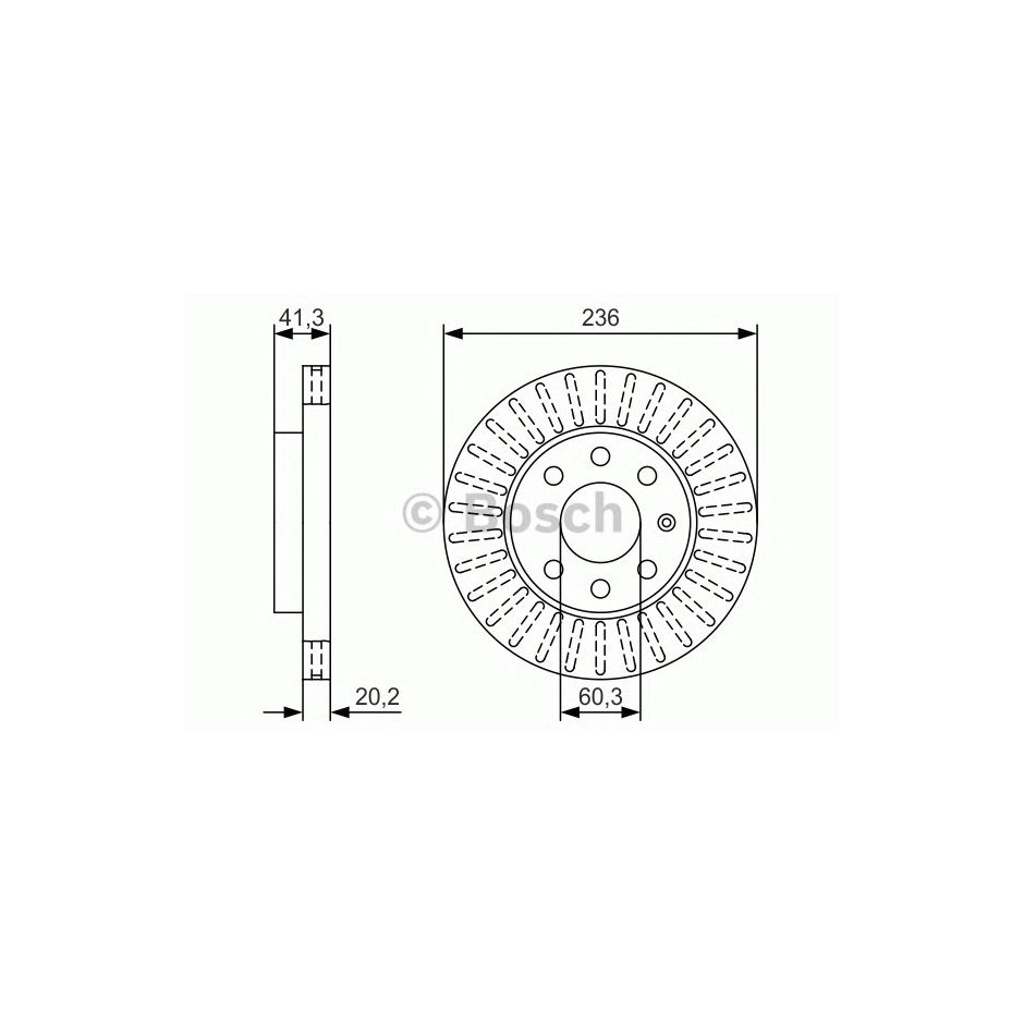 BOSCH DISQUES FREINS BOSCH 0 986 479 U12