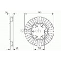BOSCH DISQUES FREINS BOSCH 0 986 479 U27