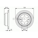 BOSCH DISQUES FREINS BOSCH 0 986 479 U29