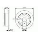 BOSCH DISQUES FREINS BOSCH 0 986 479 U30