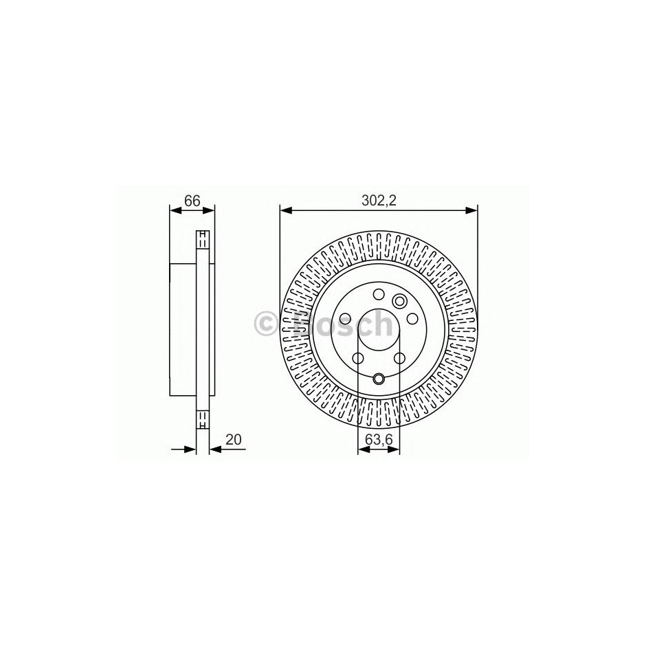 BOSCH DISQUES FREINS BOSCH 0 986 479 U44