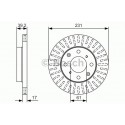 BOSCH DISQUES FREINS BOSCH 0 986 479 U49