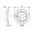 DISQUE DE FREIN BOSCH 0 986 479 U52