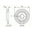 BOSCH DISQUES FREINS BOSCH 0 986 479 U62