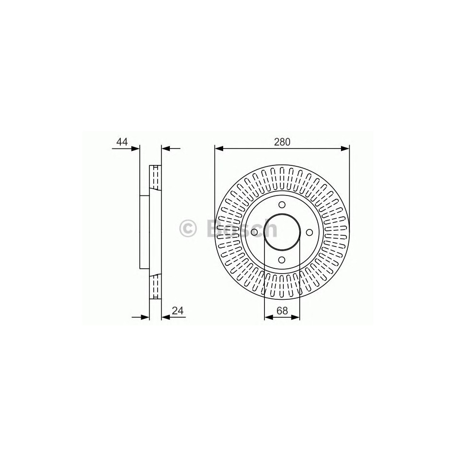 BOSCH DISQUES FREINS BOSCH 0 986 479 U62