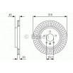 BOSCH DISQUES FREINS BOSCH 0 986 479 U65
