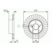 BOSCH DISQUES FREINS BOSCH 0 986 479 U69