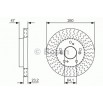 BOSCH DISQUES FREINS BOSCH 0 986 479 U92