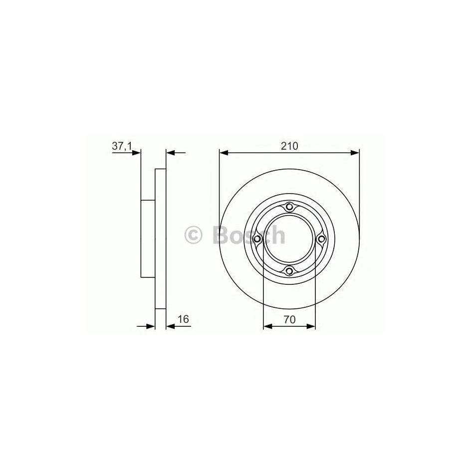 BOSCH DISQUES FREINS BOSCH 0 986 479 U96