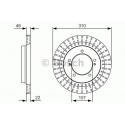 BOSCH DISQUES FREINS BOSCH 0 986 479 U99