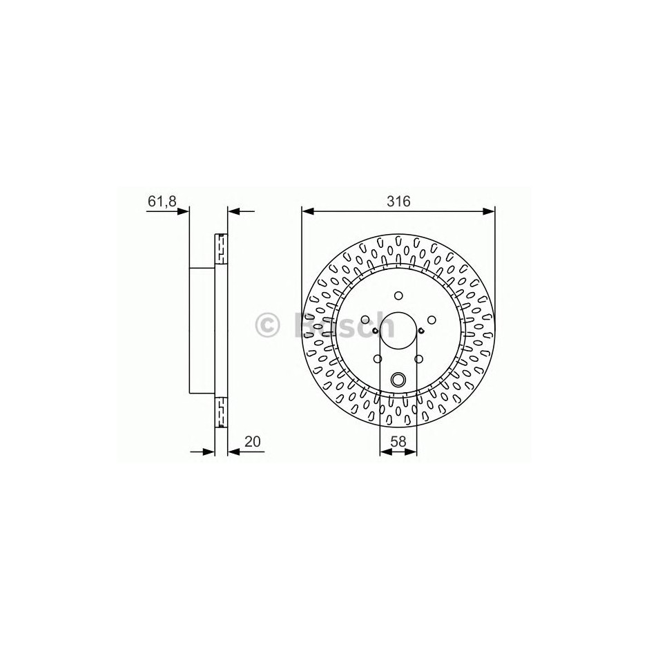 DISQUE DE FREIN BOSCH 0 986 479 V05