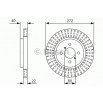 BOSCH DISQUES FREINS BOSCH 0 986 479 V08