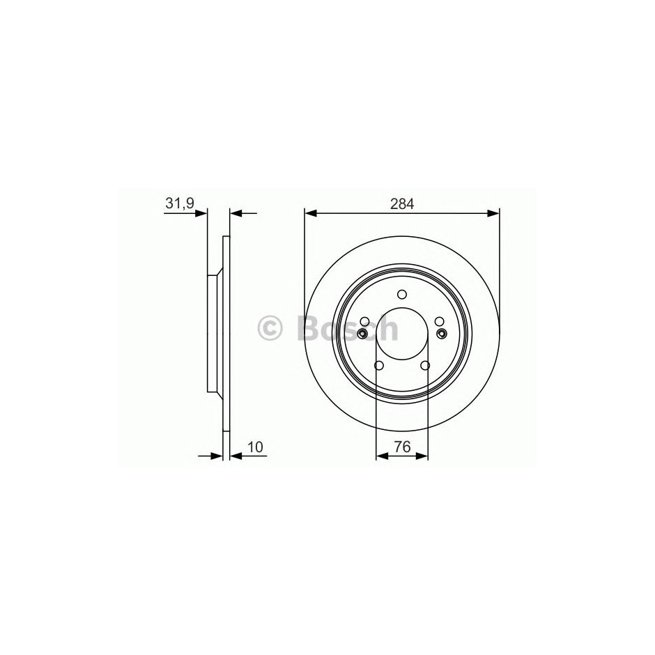 BOSCH DISQUES FREINS BOSCH 0 986 479 V09