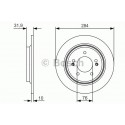 BOSCH DISQUES FREINS BOSCH 0 986 479 V09