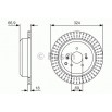 DISQUE DE FREIN BOSCH 0 986 479 V10