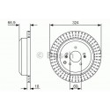 DISQUE DE FREIN BOSCH 0 986 479 V10